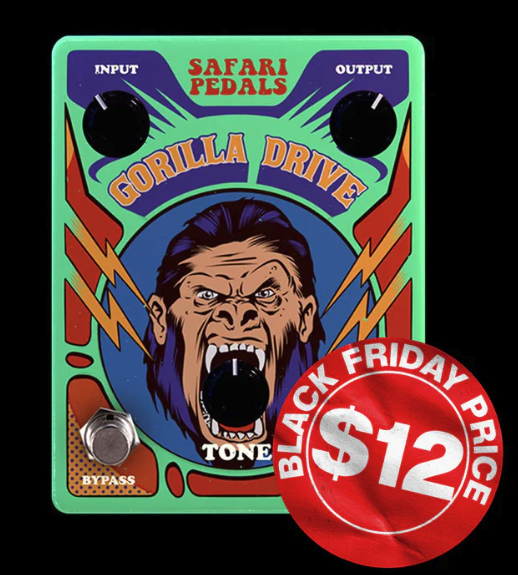 safari pedals Gorilla Drive